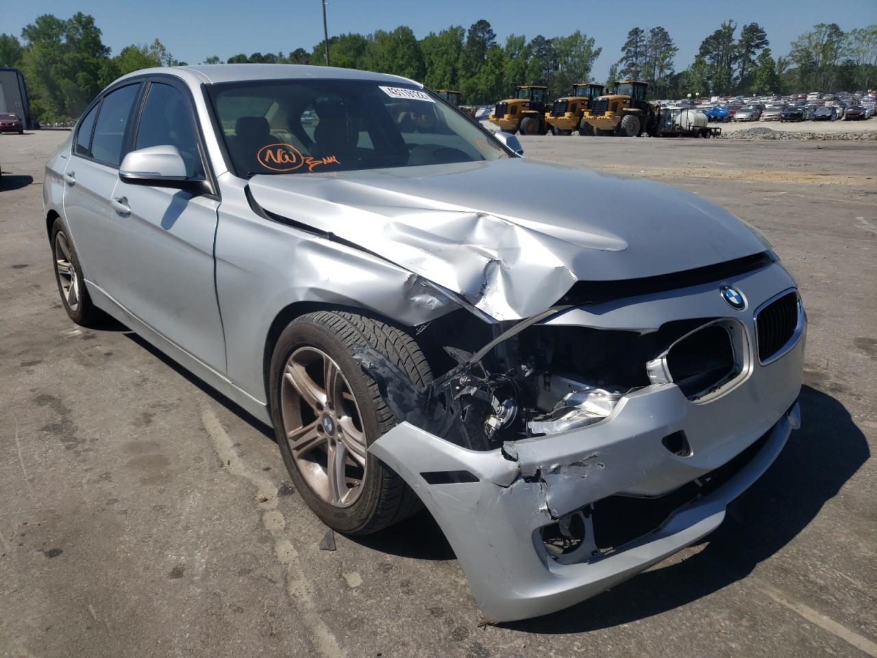 BMW 328 I 2013 with VIN WBA3A5G51DNP23709 - Photo from auction
