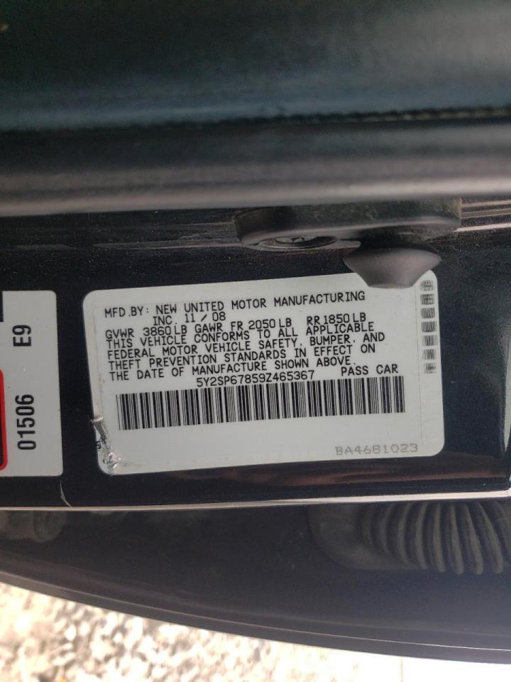Photo 10 from auction – 2009 PONTIAC VIBE with VIN 5Y2SP67859Z465367