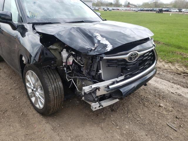 Photo 9 from auction – 2021 TOYOTA HIGHLANDER with VIN 5TDDZRBH1MS109696