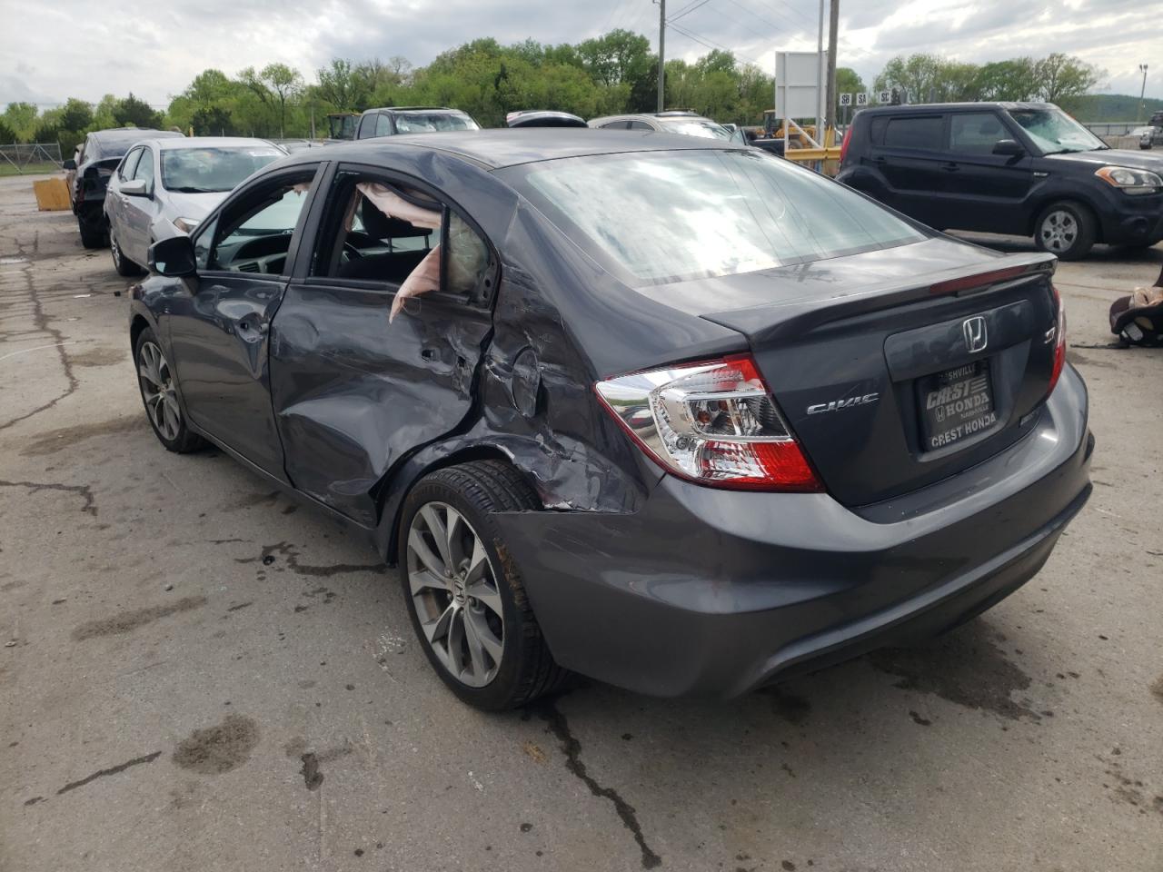 Photo 3 from auction – 2012 HONDA CIVIC SI with VIN 2HGFB6E5XCH702274