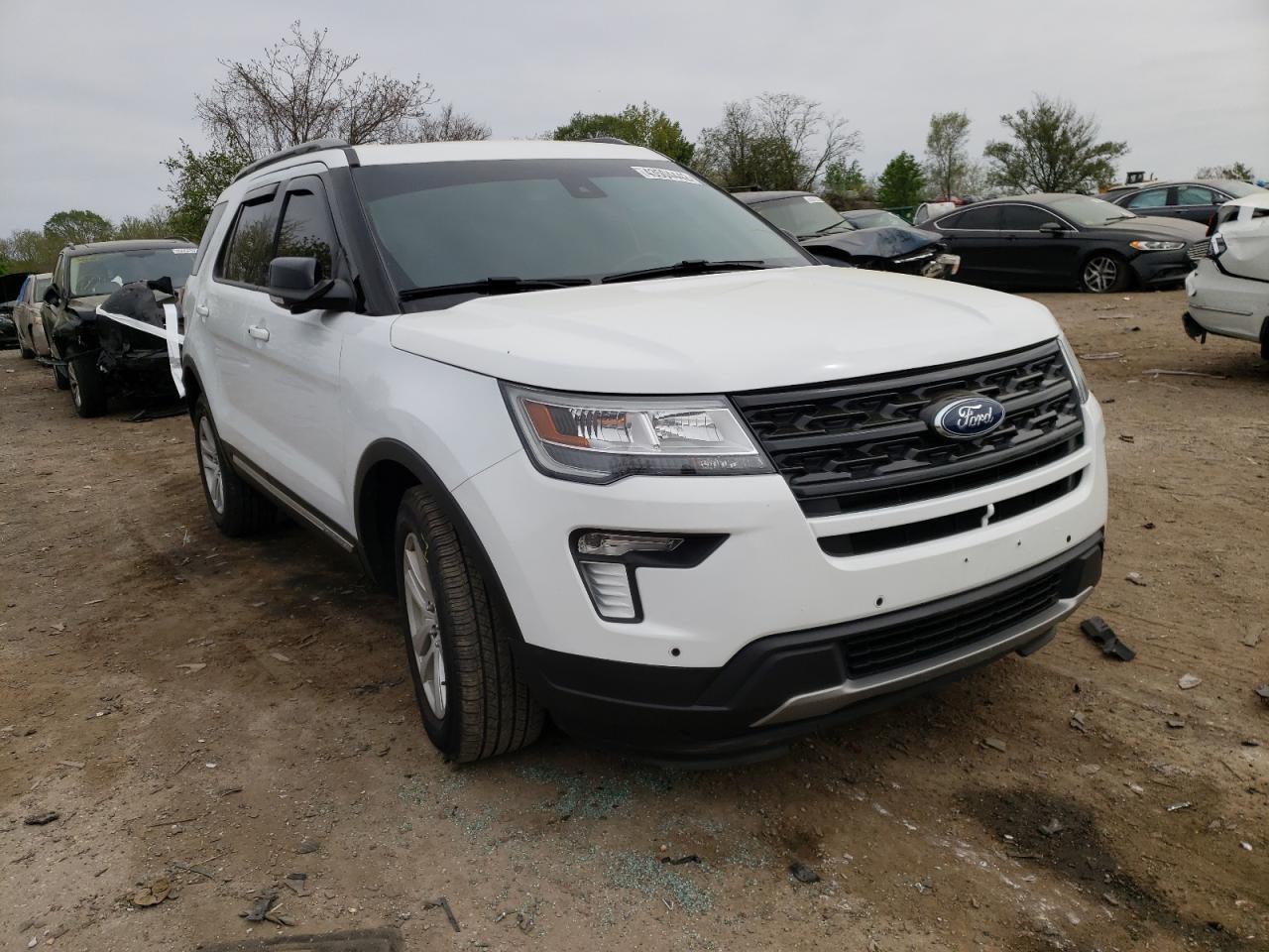 FORD EXPLORER X 2018 with VIN 1FM5K8D87JGC64786 - Photo from auction