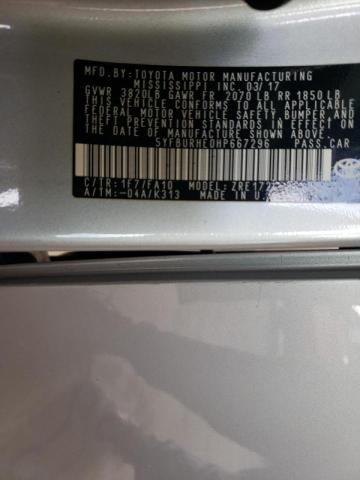 Photo 10 from auction – 2017 TOYOTA COROLLA L with VIN 5YFBURHE0HP667296