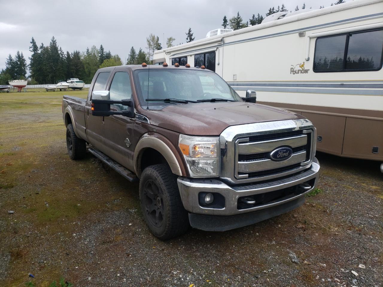 FORD F350 SUPER 2012 with VIN 1FT8W3BT8CEC22562 - Photo from auction