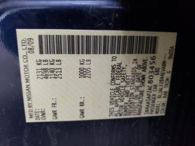 Photo 10 from auction – 2010 NISSAN MAXIMA S with VIN 1N4AA5AP2AC803456
