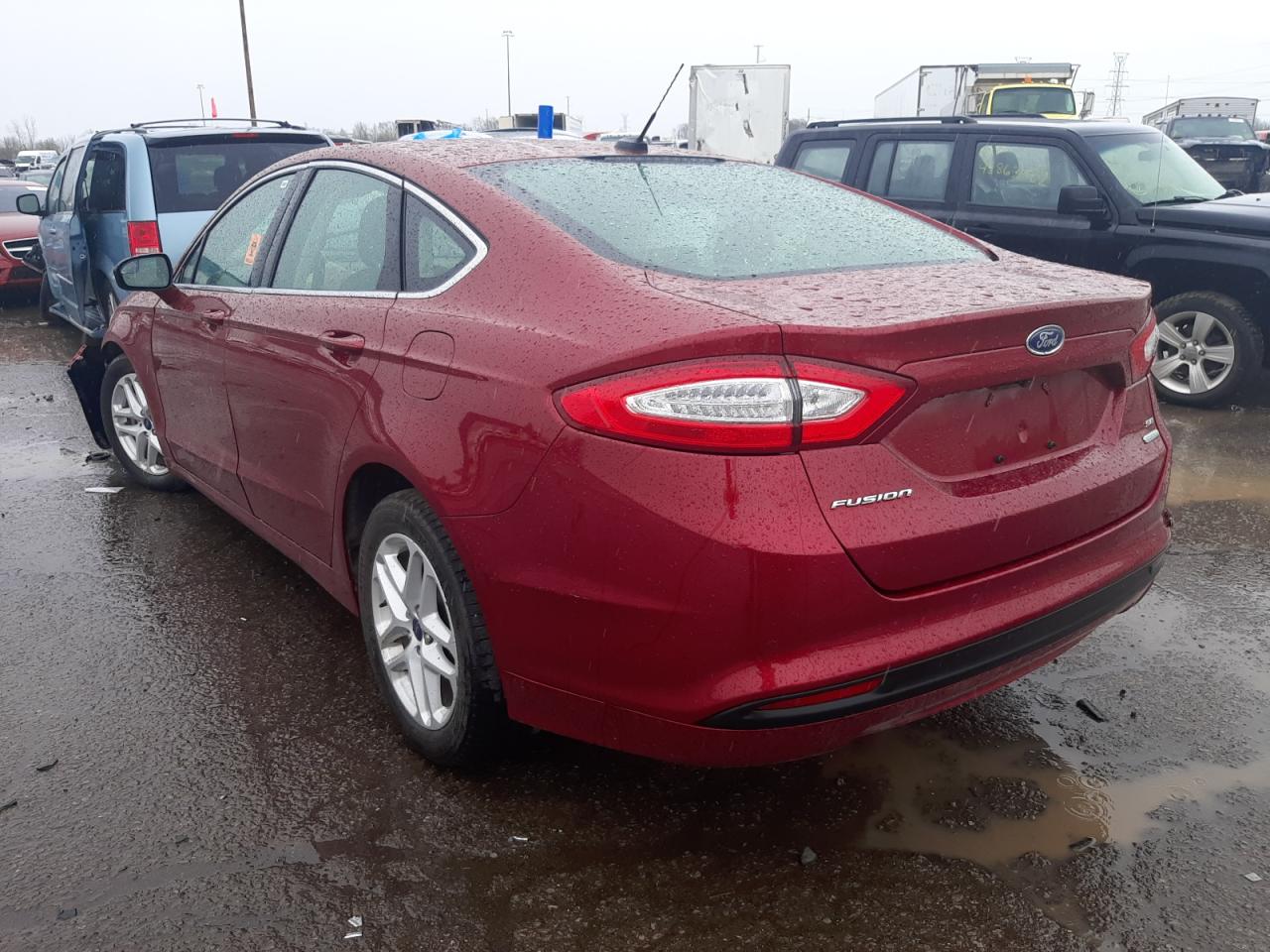Photo 3 from auction – 2016 FORD FUSION SE with VIN 3FA6P0HD4GR380960