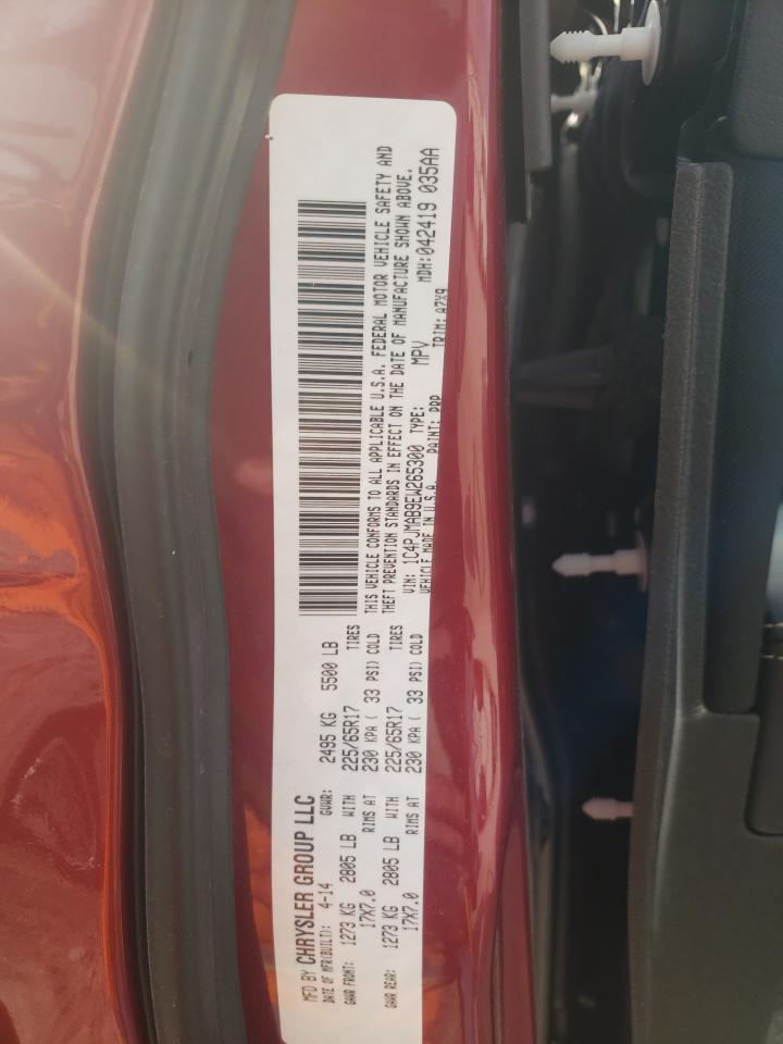 Photo 10 from auction – 2014 JEEP CHEROKEE S with VIN 1C4PJMAB9EW265300
