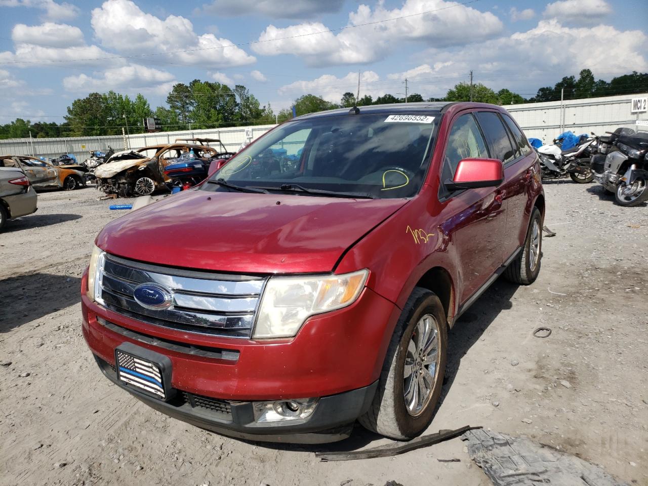 Photo 2 from auction – 2009 FORD EDGE SEL with VIN 2FMDK38C09BA73372