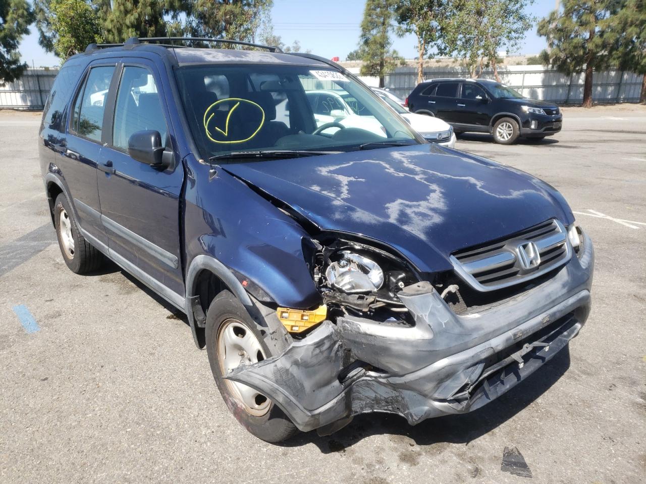 HONDA CR-V LX 2002 with VIN JHLRD68482C003450 - Photo from auction