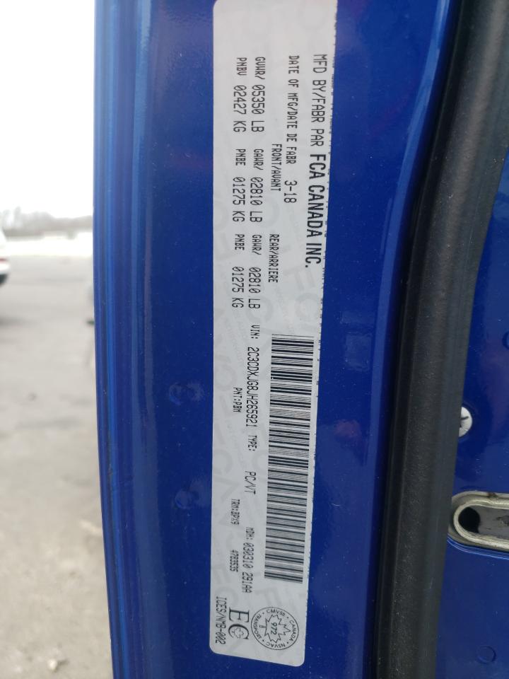 Photo 10 from auction – 2018 DODGE CHARGER GT with VIN 2C3CDXJG8JH265921