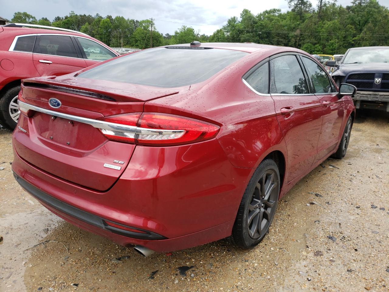 Photo 4 from auction – 2018 FORD FUSION SE with VIN 3FA6P0HD8JR165752