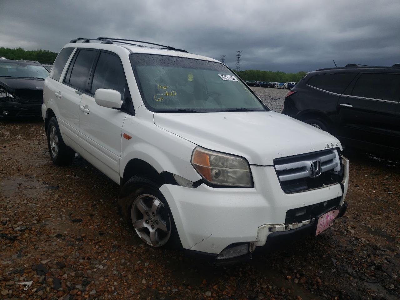 HONDA PILOT EXL 2007 with VIN 5FNYF28677B045020 - Photo from auction