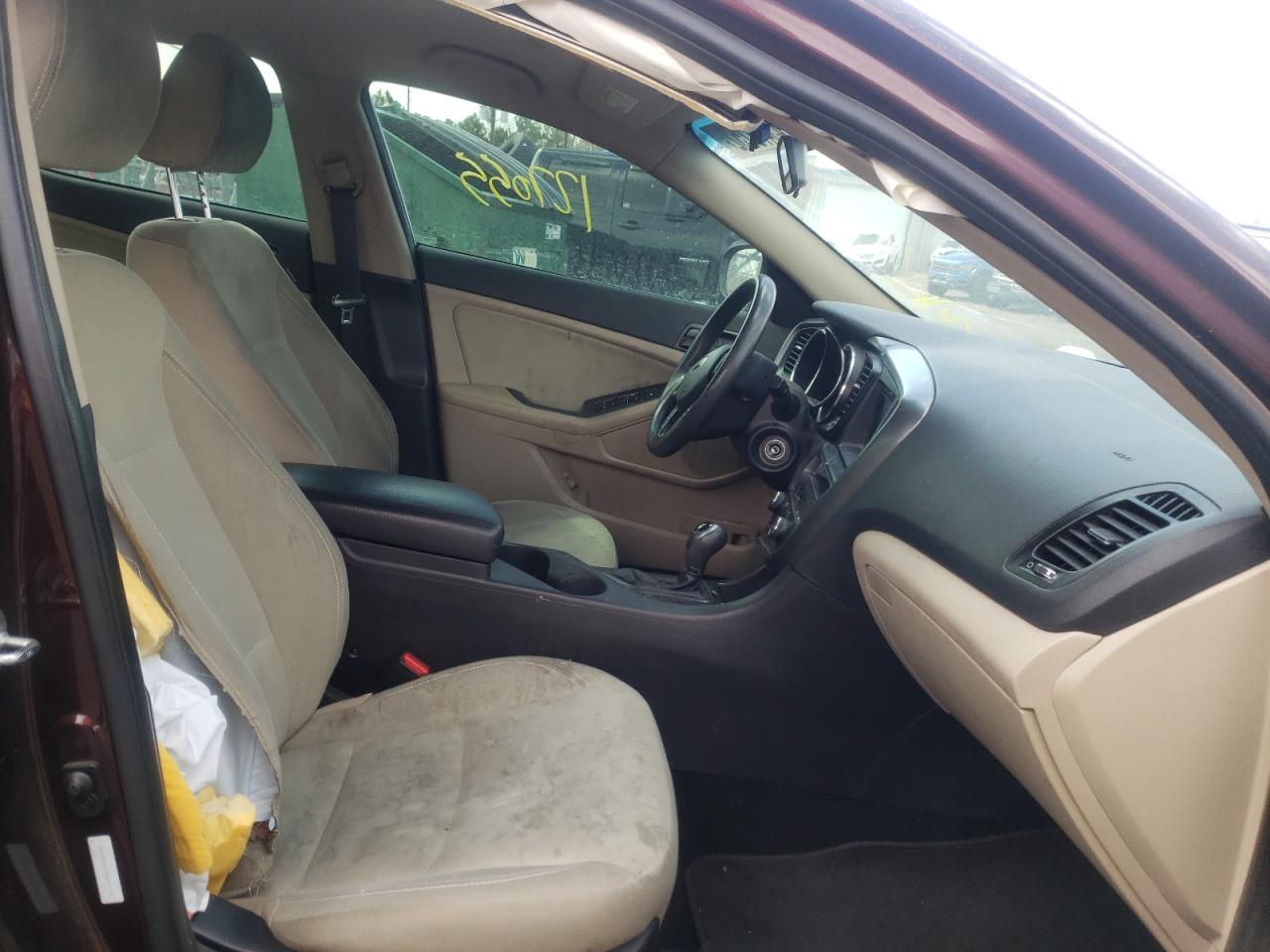 Photo 5 from auction – 2013 KIA OPTIMA LX with VIN 5XXGM4A73DG097785