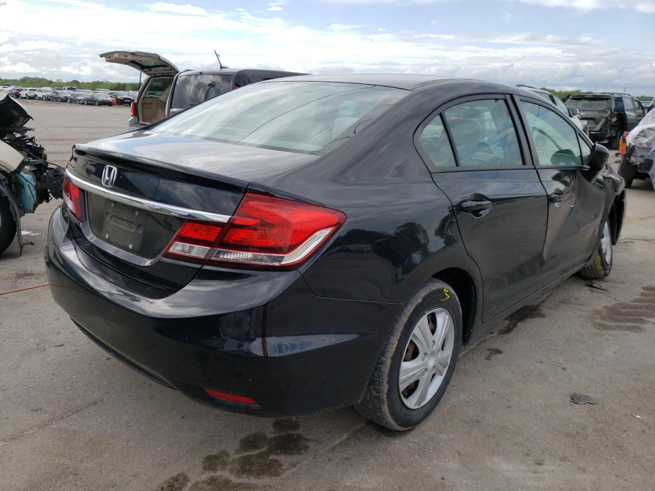 Photo 4 from auction – 2014 HONDA CIVIC LX with VIN 19XFB2F50EE044825
