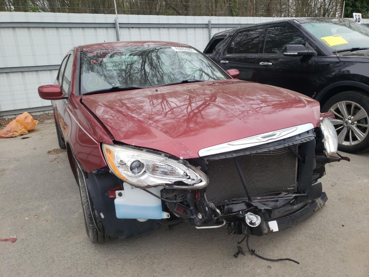 CHRYSLER 200 LX 2012 with VIN 1C3CCBAB4CN295843 - Photo from auction