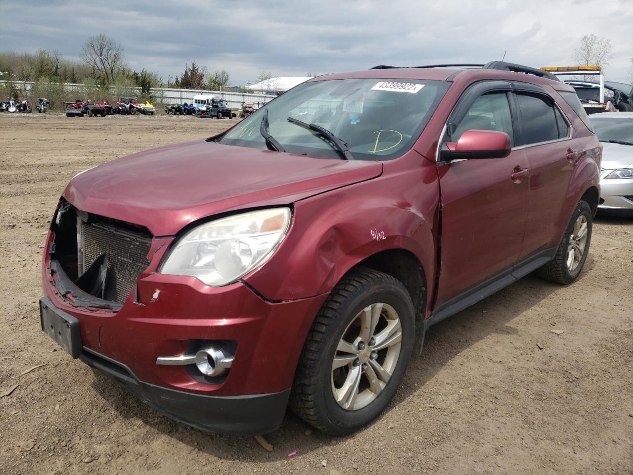 Photo 2 from auction – 2012 CHEVROLET EQUINOX LT with VIN 2GNALPEK5C6234281