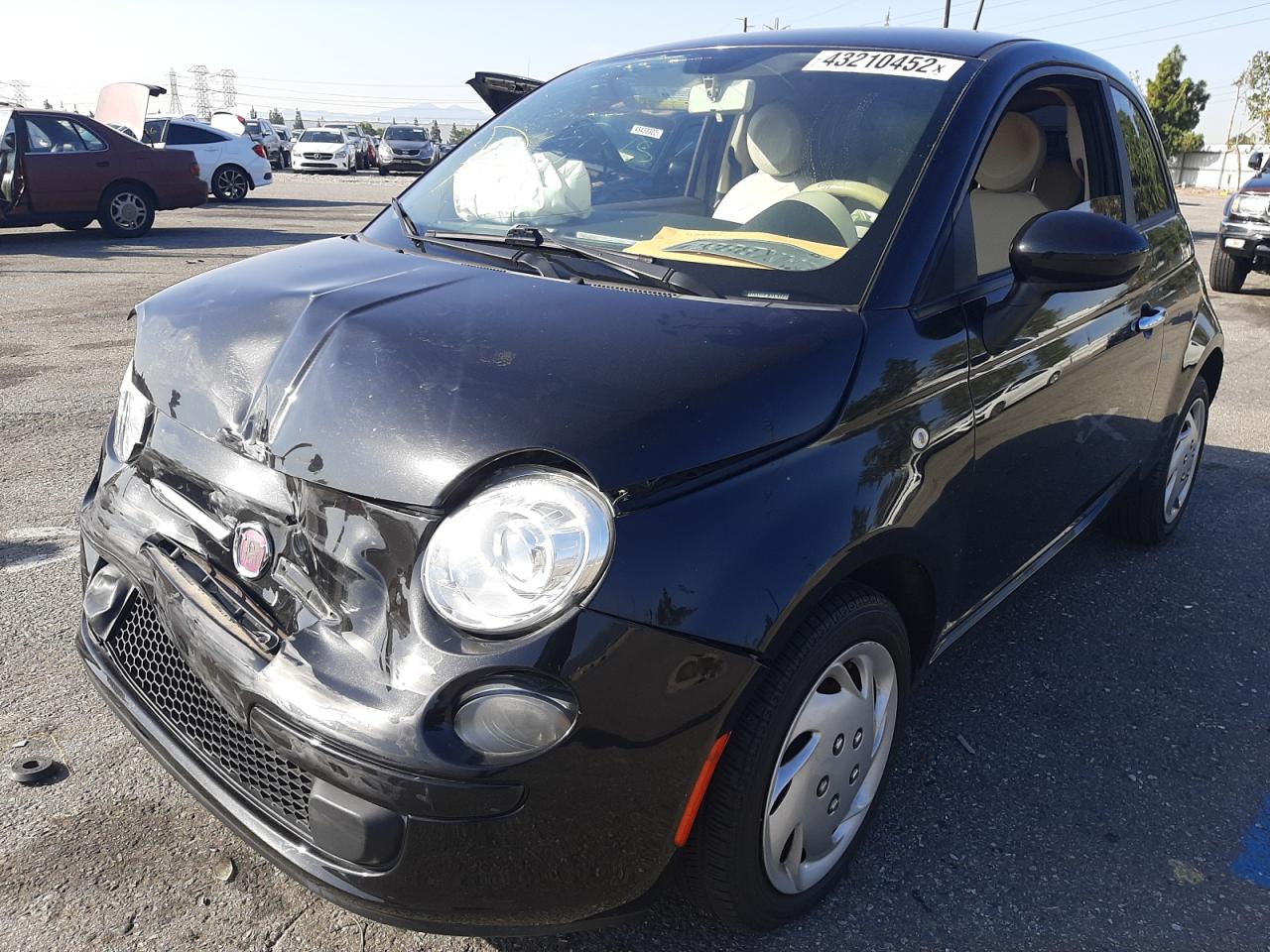 Photo 2 from auction – 2012 FIAT 500 with VIN 3C3CFFAR0CT348839