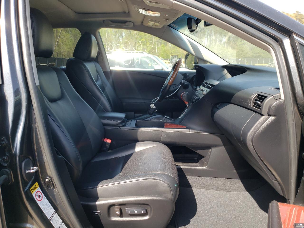 Photo 5 from auction – 2010 LEXUS RX 350 with VIN 2T2BK1BA6AC042576
