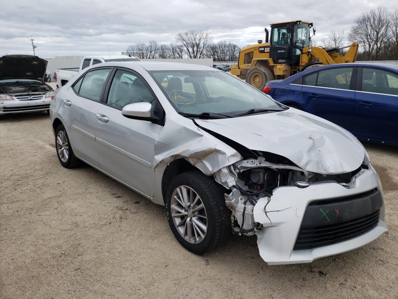 TOYOTA COROLLA L 2014 with VIN 2T1BURHE1EC212291 - Photo from auction
