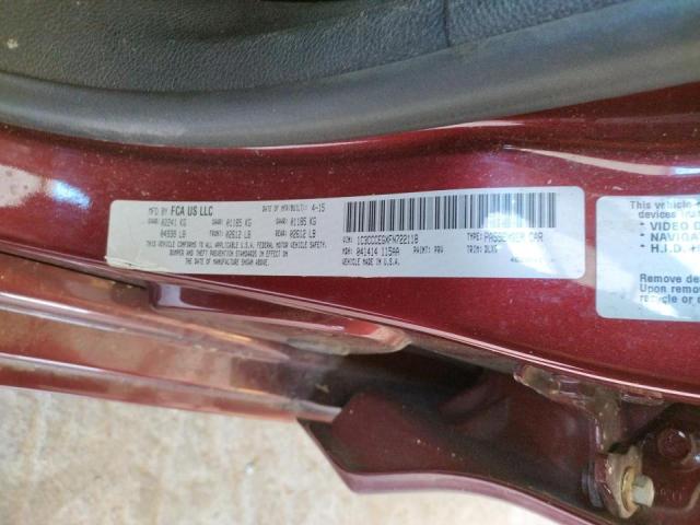 Zdjęcie 10 z aukcji – 2015 CHRYSLER 200 C z VIN 1C3CCCEGXFN722118