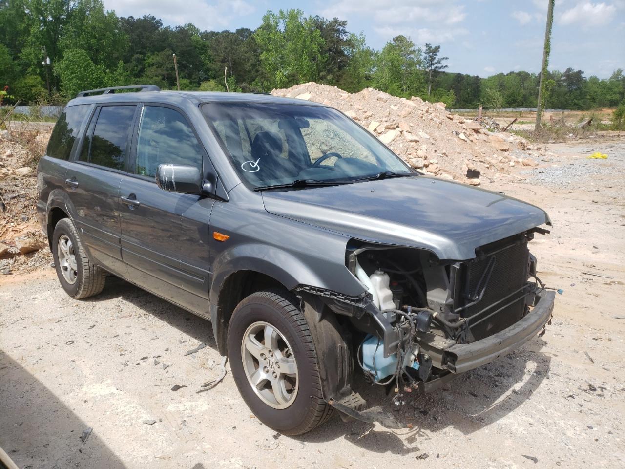 HONDA PILOT EX 2008 with VIN 5FNYF28428B005282 - Photo from auction