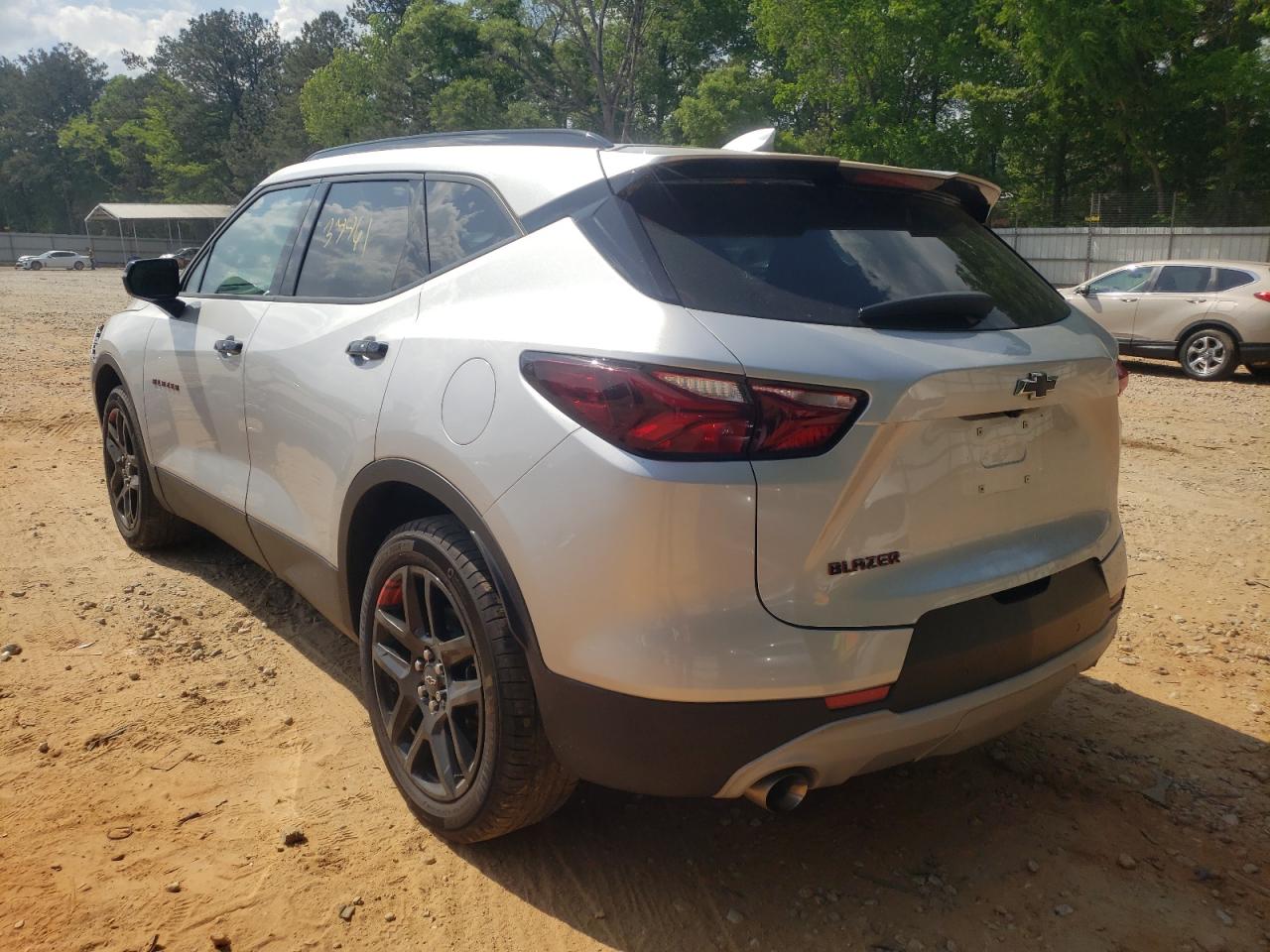 Photo 3 from auction – 2020 CHEVROLET BLAZER 2LT with VIN 3GNKBCRS8LS659764