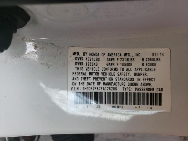Photo 10 from auction – 2014 HONDA ACCORD EXL with VIN 1HGCR2F87EA125205