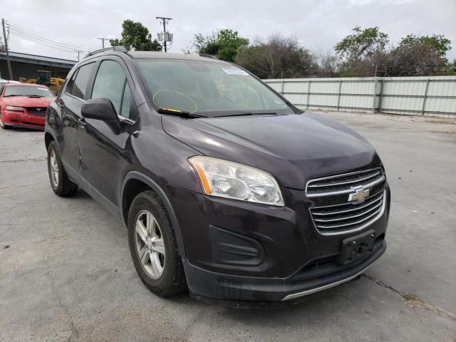CHEVROLET TRAX 1LT 2016 with VIN 3GNCJLSBXGL134528 - Photo from auction