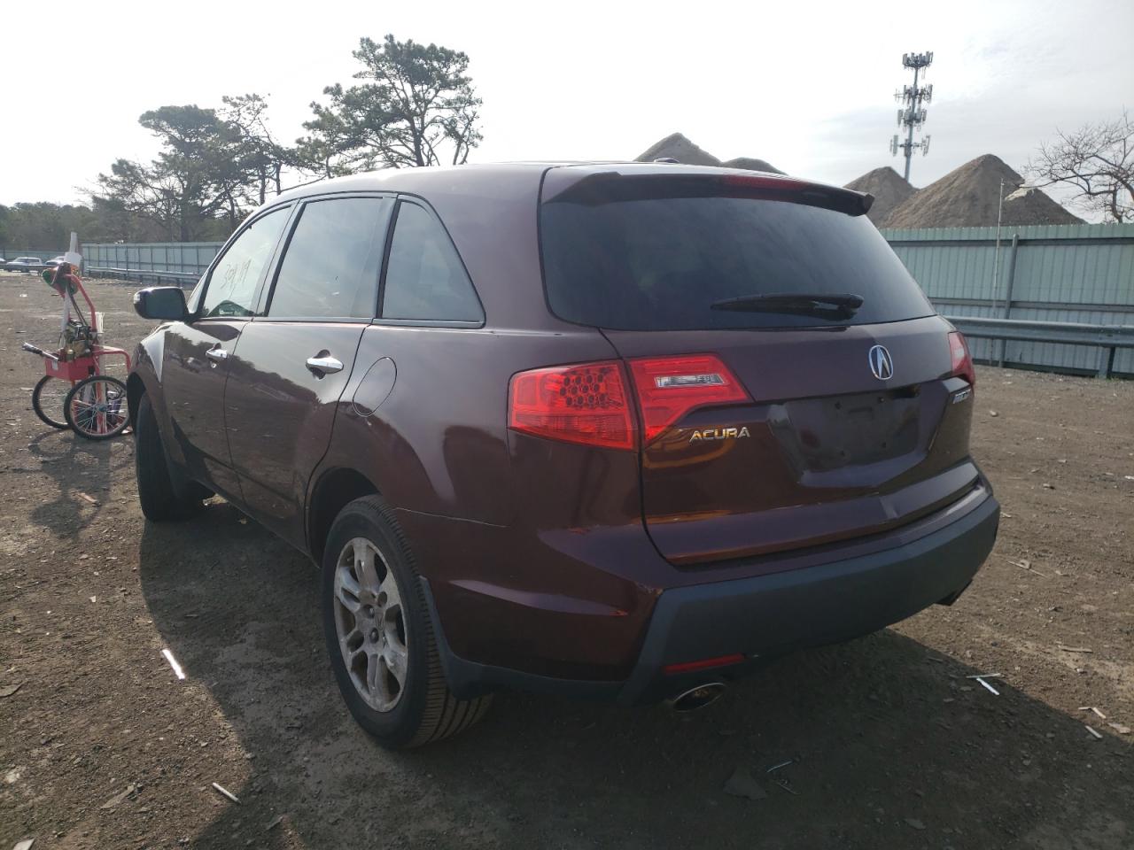 Photo 3 from auction – 2007 ACURA MDX TECHNO with VIN 2HNYD28307H519423