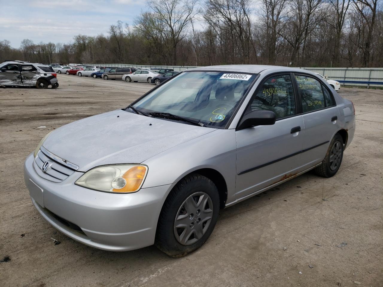 Photo 2 from auction – 2003 HONDA CIVIC DX with VIN 2HGES15153H573663