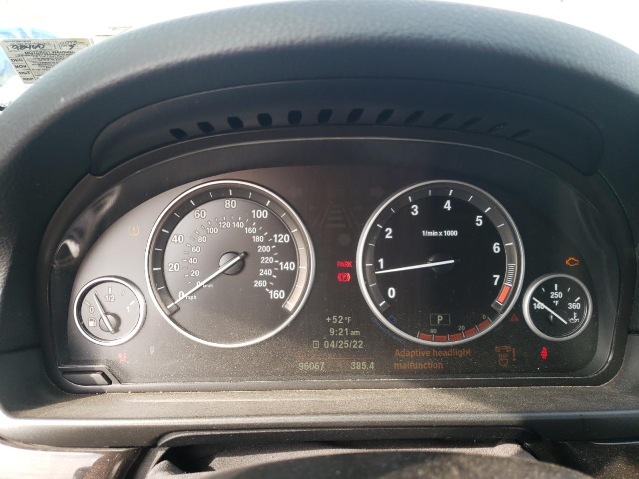 Photo 8 from auction – 2012 BMW 528 XI with VIN WBAXH5C54CDW03524
