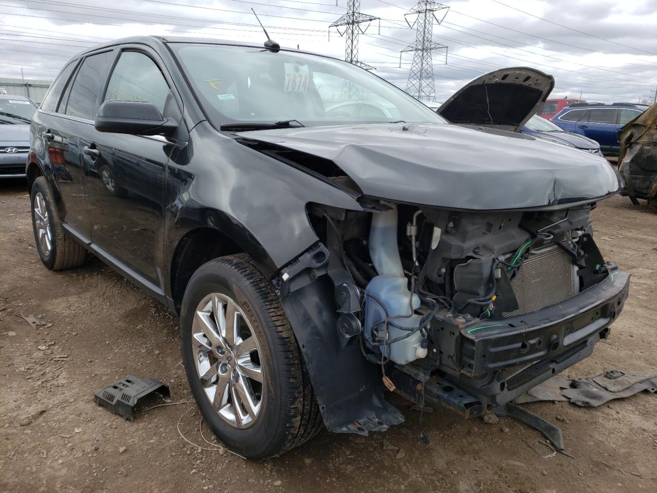 FORD EDGE LIMIT 2013 with VIN 2FMDK4KCXDBB63684 - Photo from auction