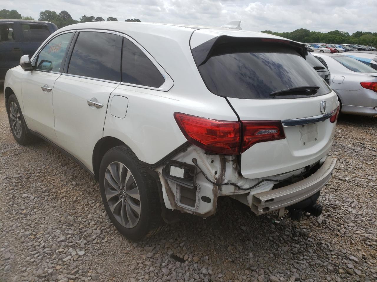 Photo 3 from auction – 2014 ACURA MDX TECHNO with VIN 5FRYD4H42EB036821
