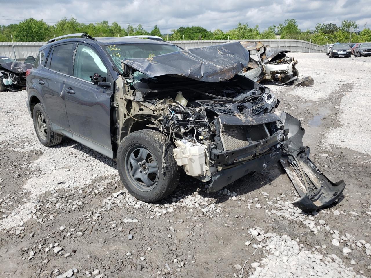 TOYOTA RAV4 LE 2015 with VIN 2T3ZFREV6FW221525 - Photo from auction