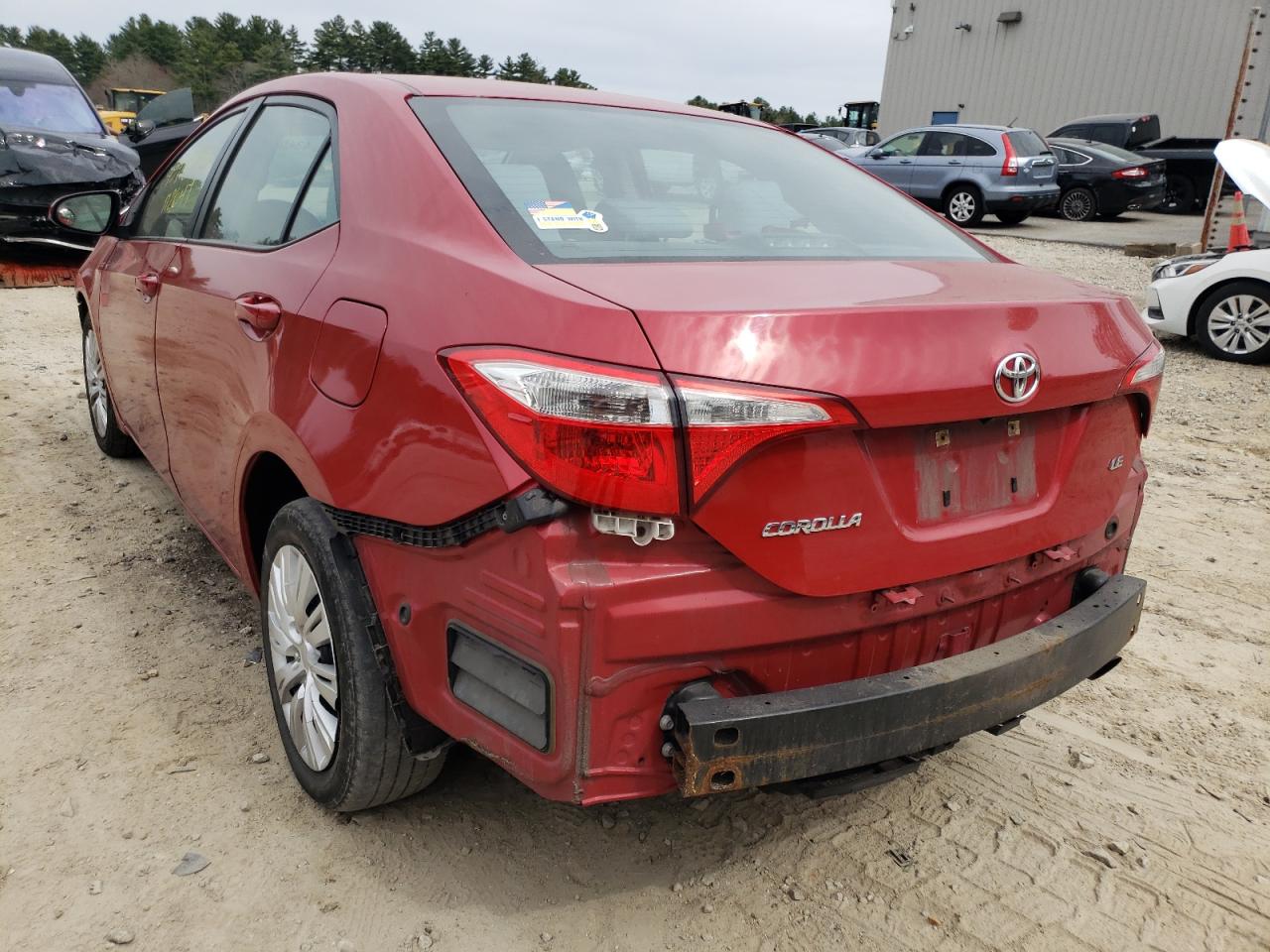 Photo 3 from auction – 2016 TOYOTA COROLLA LE with VIN 2T1BURHE0GC743856