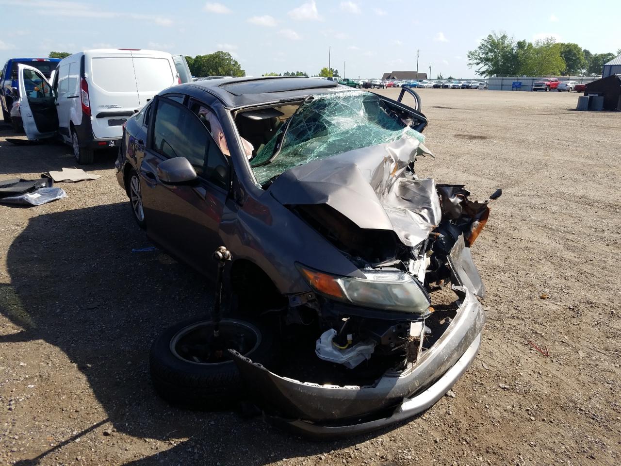 HONDA CIVIC EX 2012 with VIN 19XFB2F89CE021955 - Photo from auction