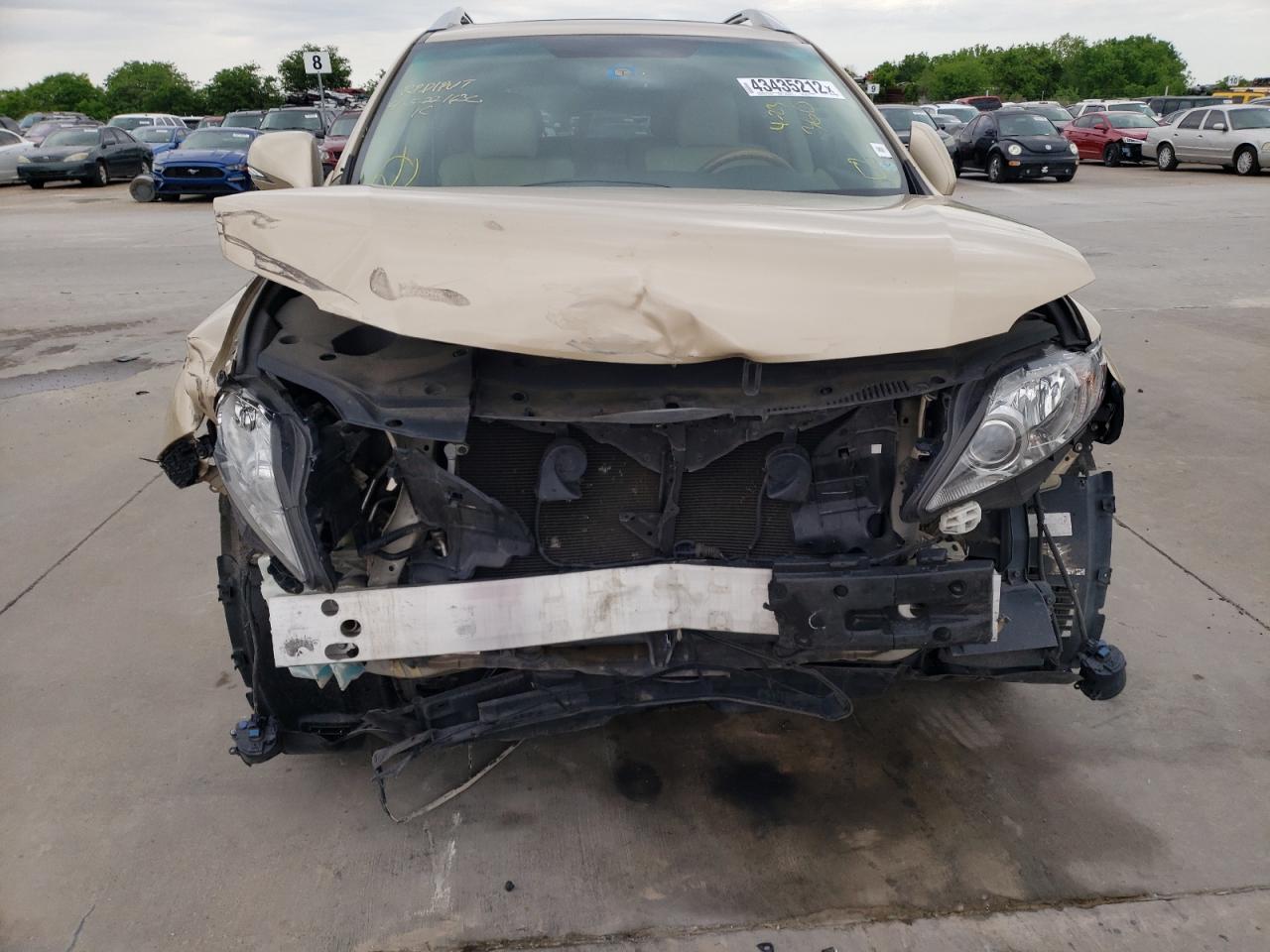 Photo 9 from auction – 2010 LEXUS RX 350 with VIN 2T2ZK1BAXAC027531