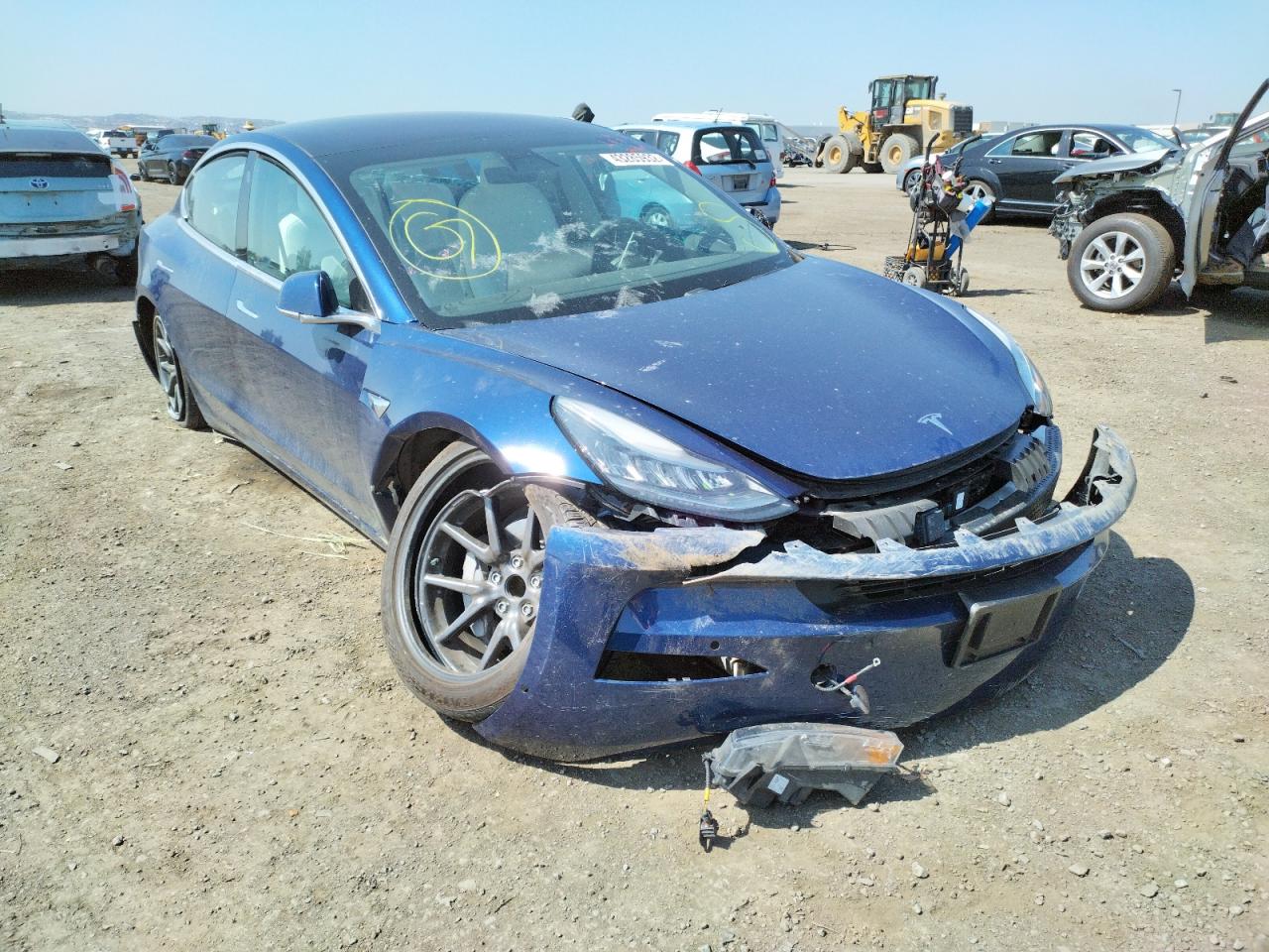 TESLA MODEL 3 2018 with VIN 5YJ3E1EA3JF155781 - Photo from auction