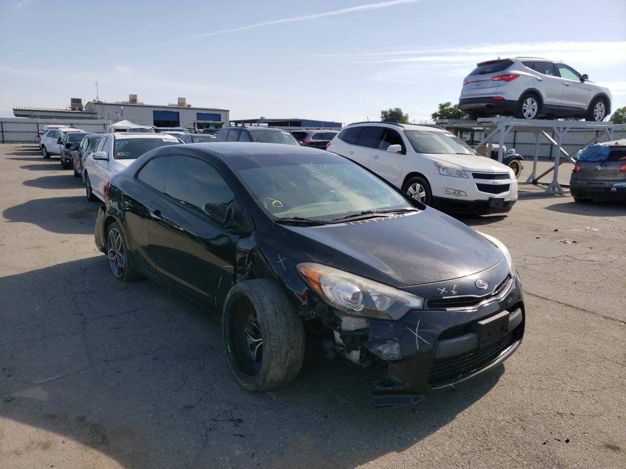 KIA FORTE SX 2015 with VIN KNAFZ6A30F5406896 - Photo from auction