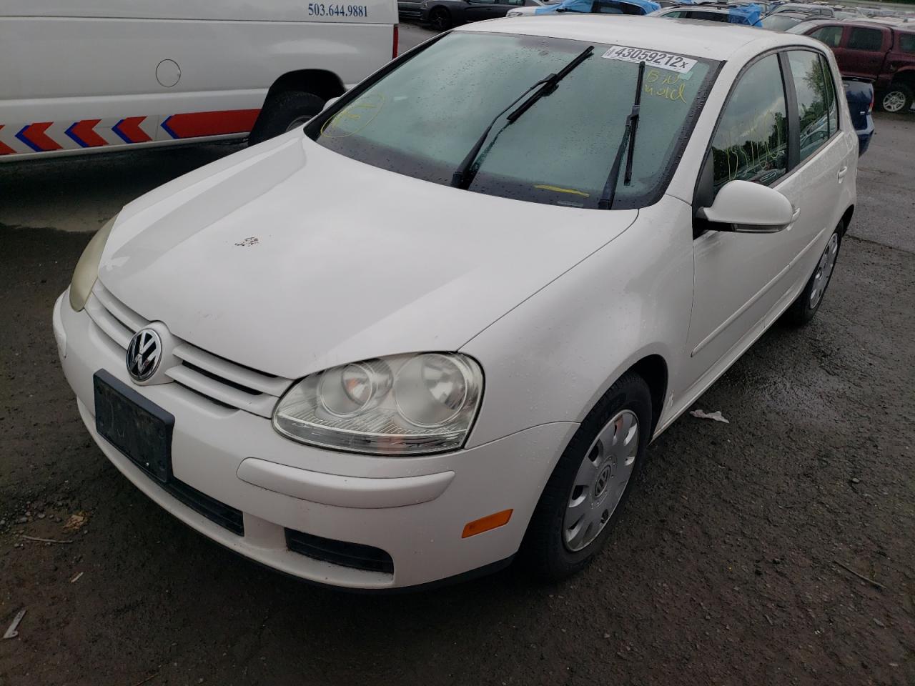 Photo 2 from auction – 2007 VOLKSWAGEN RABBIT with VIN WVWDR91K77W161156