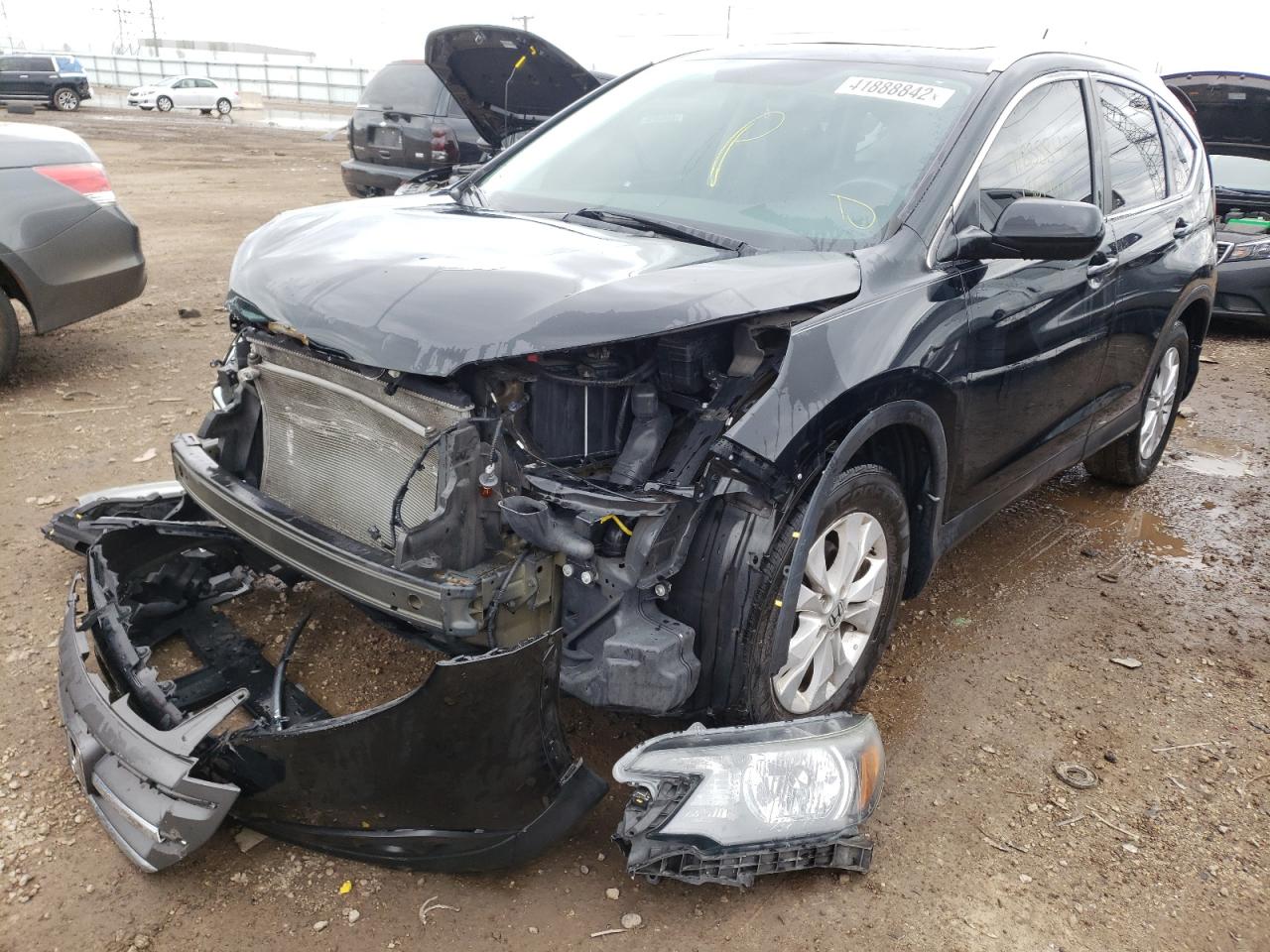 Photo 2 from auction – 2012 HONDA CR-V EXL with VIN 5J6RM3H71CL034718