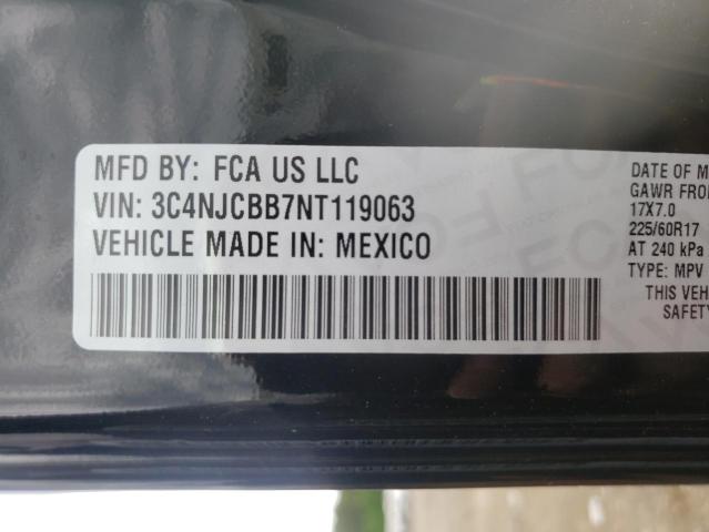 Photo 10 from auction – 2022 JEEP COMPASS LA with VIN 3C4NJCBB7NT119063