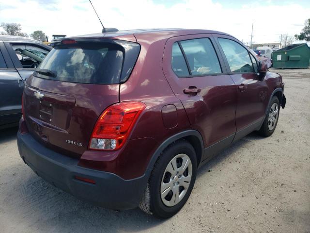 Photo 4 from auction – 2016 CHEVROLET TRAX LS with VIN 3GNCJKSB5GL257308