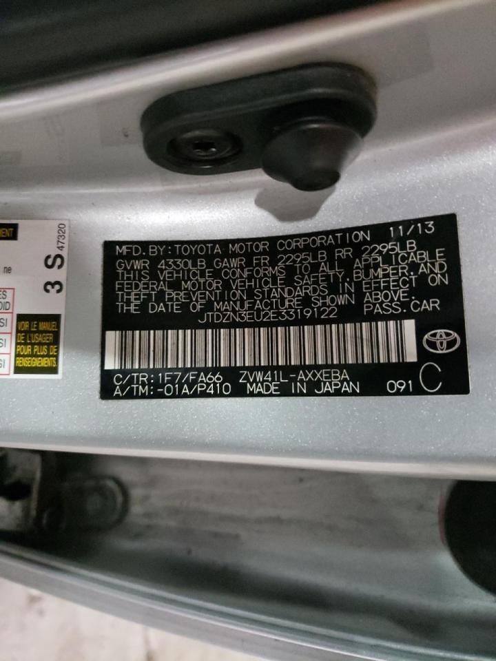 Photo 10 from auction – 2014 TOYOTA PRIUS V with VIN JTDZN3EU2E3319122