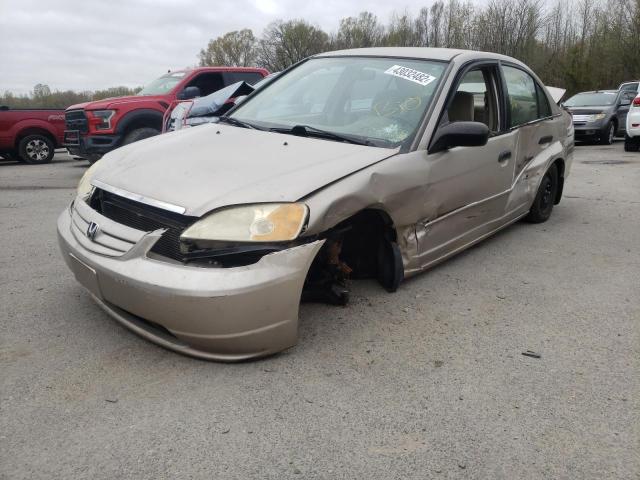 Photo 2 from auction – 2001 HONDA CIVIC LX with VIN 2HGES16561H537012