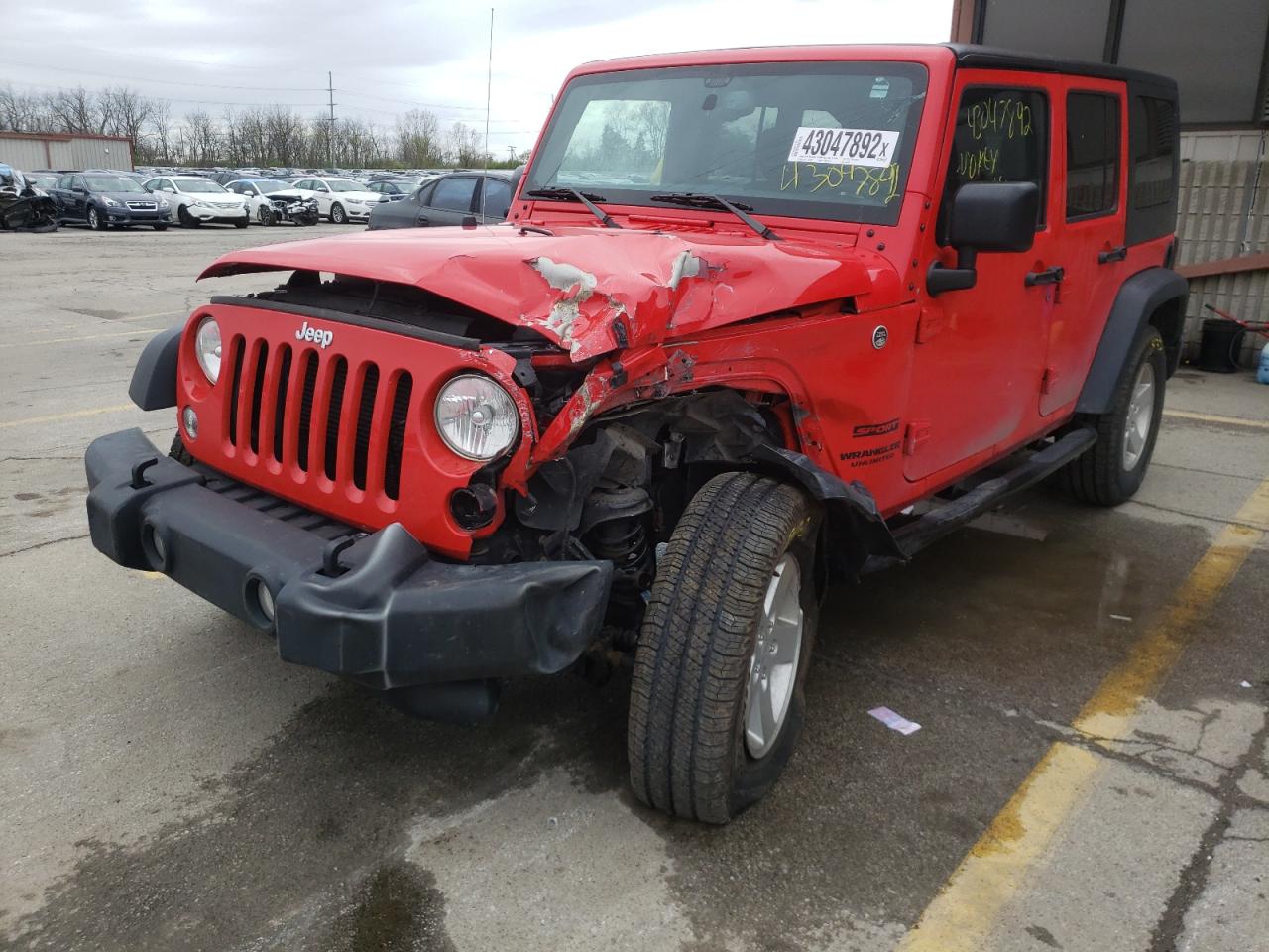 Photo 2 from auction – 2017 JEEP WRANGLER U with VIN 1C4BJWDG1HL704508