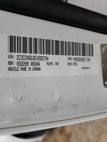 Photo 10 from auction – 2014 DODGE CHARGER SE with VIN 2C3CDXBG3EH265734