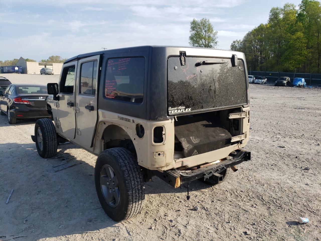 Photo 19 from auction – 2016 JEEP WRANGLER U with VIN 1C4BJWDG7GL211611