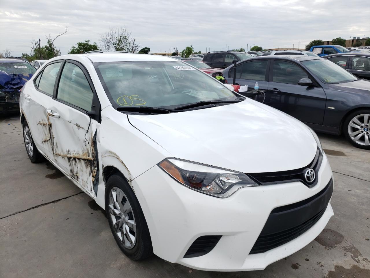 TOYOTA COROLLA L 2014 with VIN 2T1BURHE6EC110209 - Photo from auction