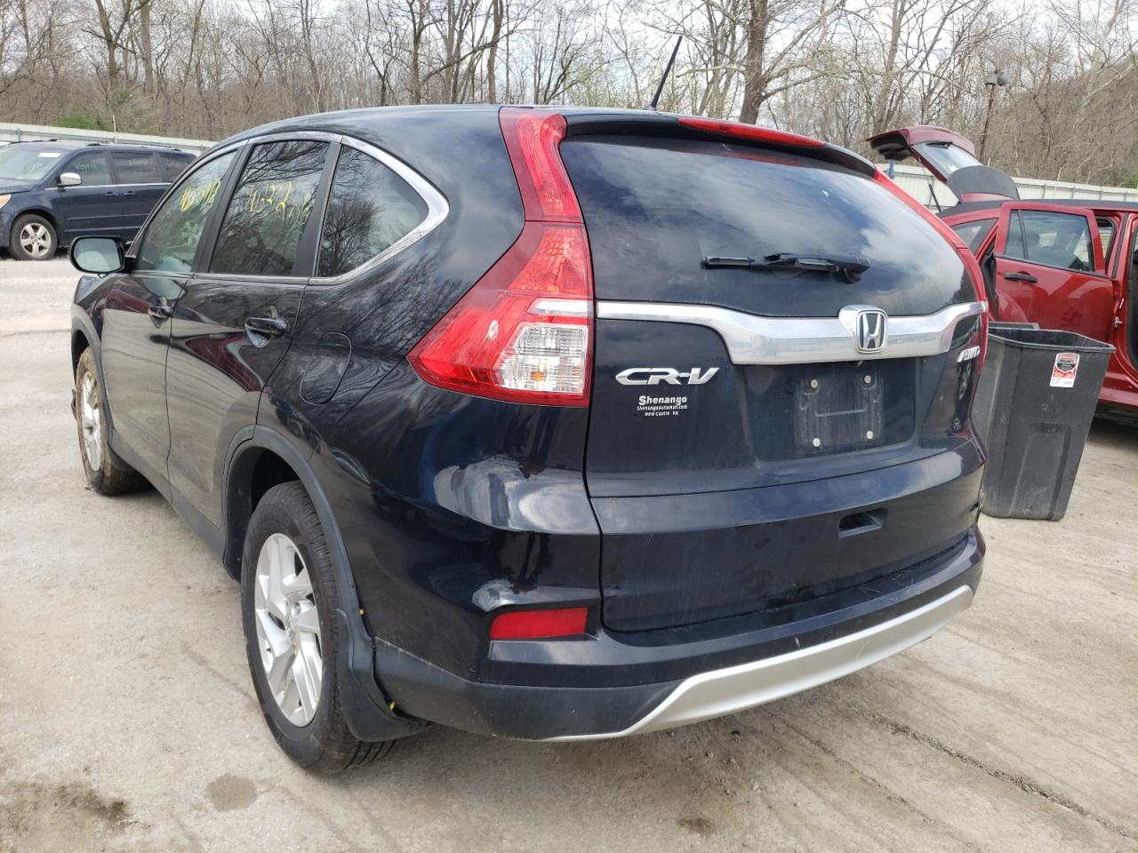 Photo 3 from auction – 2016 HONDA CR-V EX with VIN 2HKRM4H55GH708423