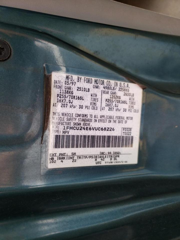 Photo 10 from auction – 1997 FORD EXPLORER with VIN 1FMCU24E6VUC68226